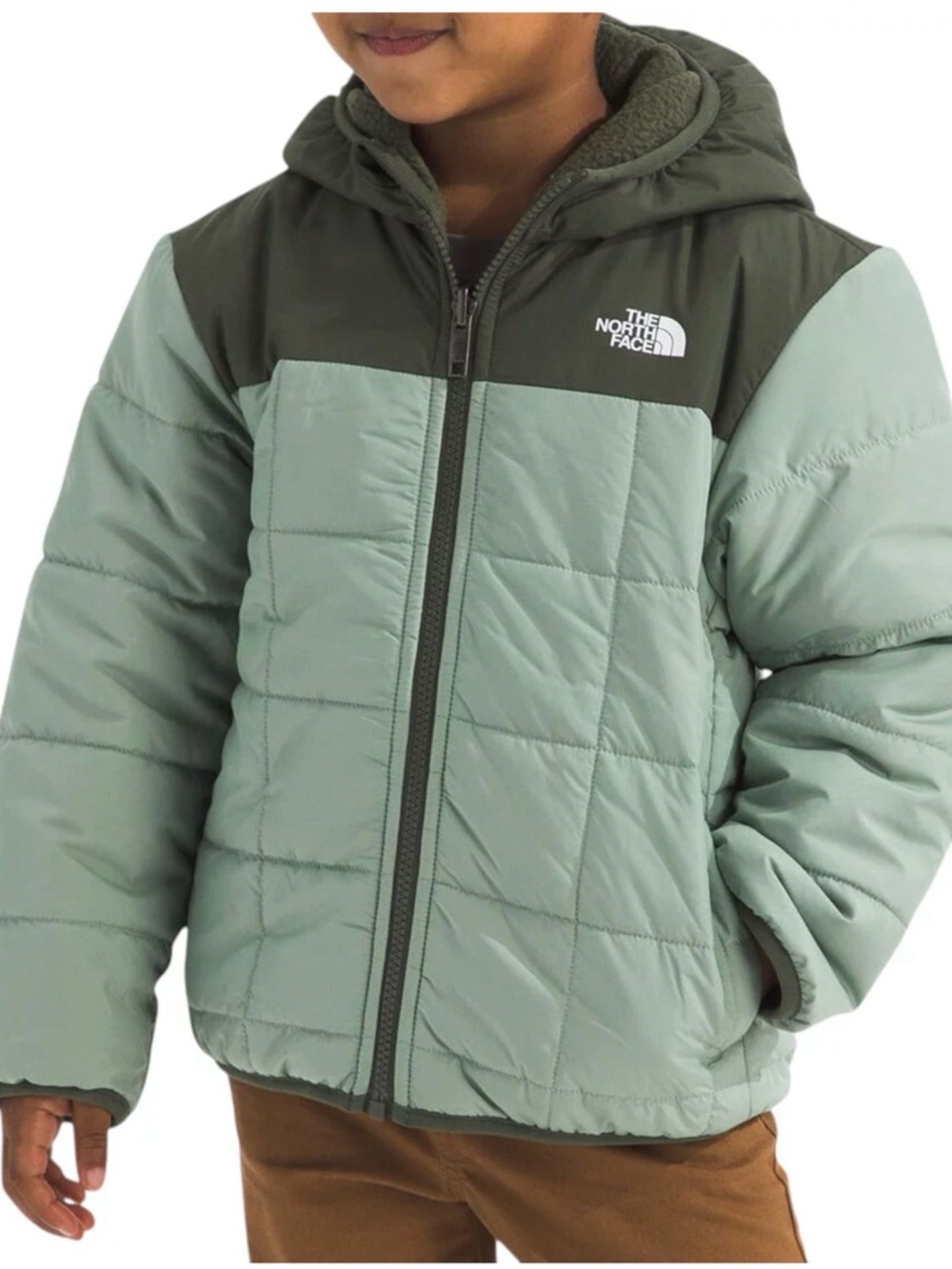 NWT The North Face Boys' Reversible Shasta Hooded Full-Zip Jacket size 6